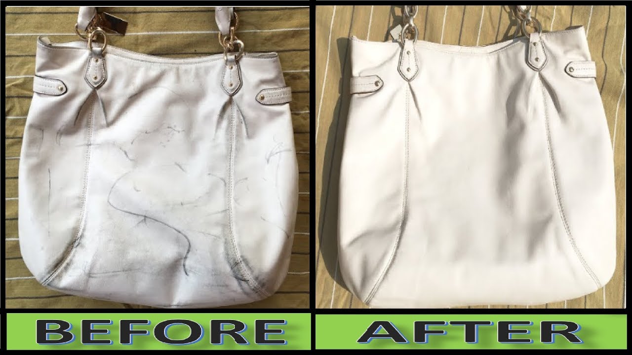 How to Remove Stains on White Leather Bags