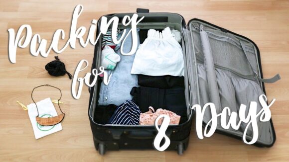 How much clothes should I pack for a 8 day trip?