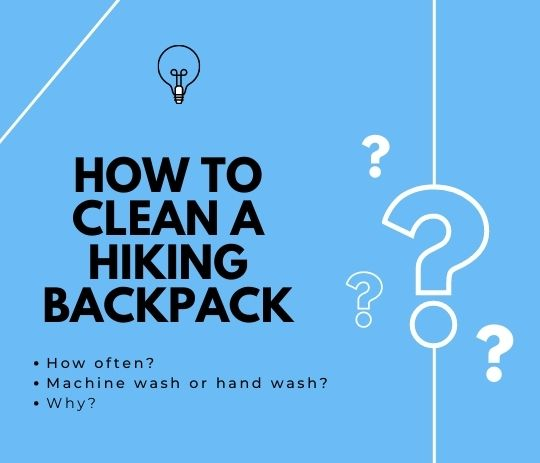 How to Wash a Hiking Backpack