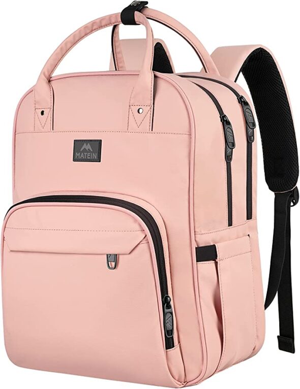 MATEIN Nursing Backpack, Waterproof College Bag for Women