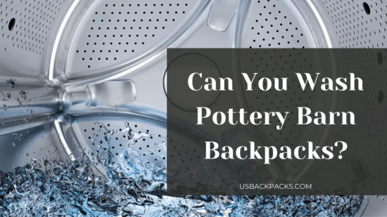 How to wash a pottery barn backpack?