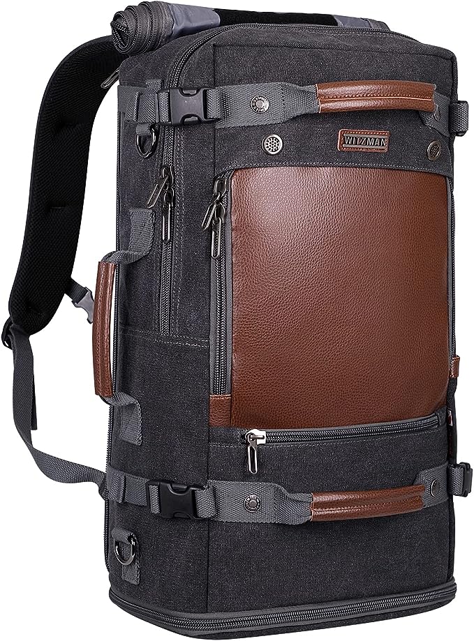 WITZMAN Travel Backpack for Men Women Carry on Luggage Backpack