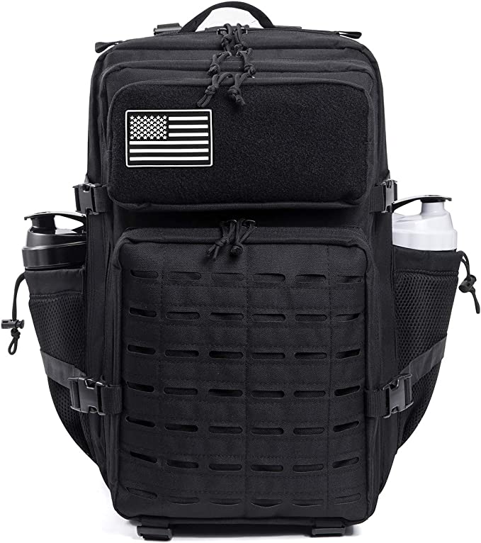 QT&QY Military Tactical Backpacks For Men Molle Daypack