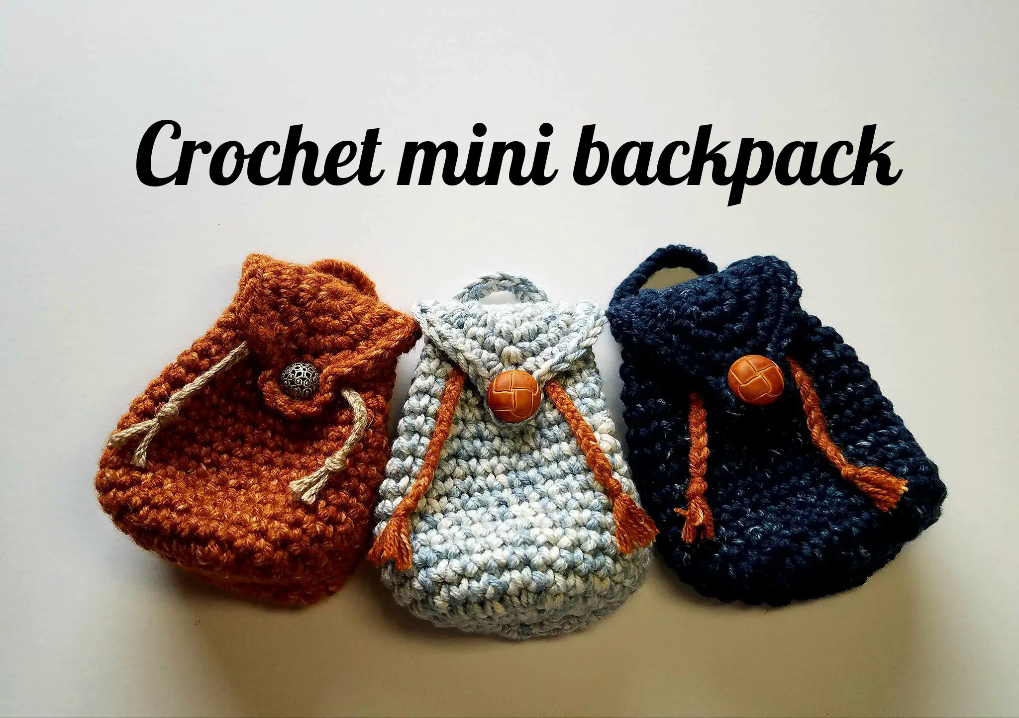 Crochet a Mini Backpack: A Step-by-Step Guide